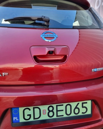 Nissan Leaf cena 42927 przebieg: 110767, rok produkcji 2015 z Darłowo małe 277